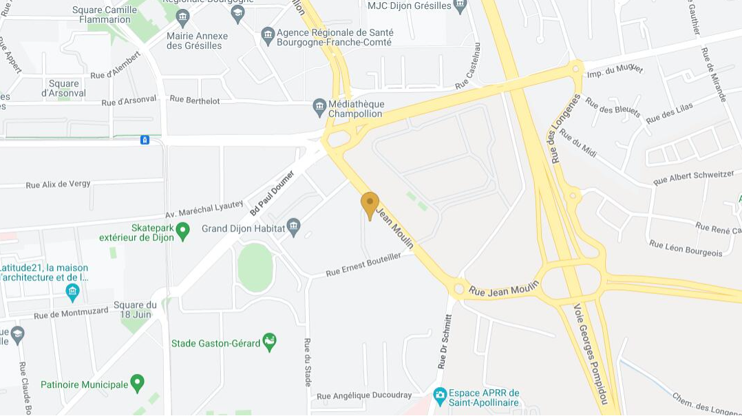 Carte de l'emplacement monah voyance dijon